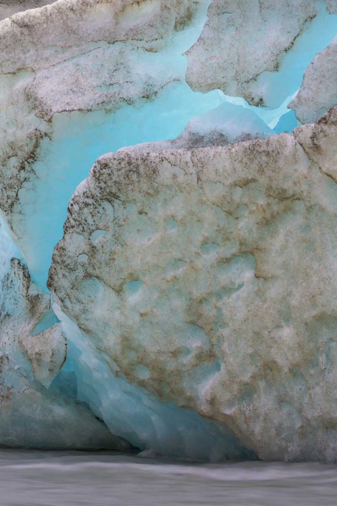 Alaska, Glacier Bay NP Scenic of Reid Glacier